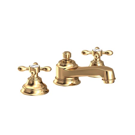 Newport Brass Widespread Lavatory Faucet in Polished Brass Uncoated (Living) 1640/03N